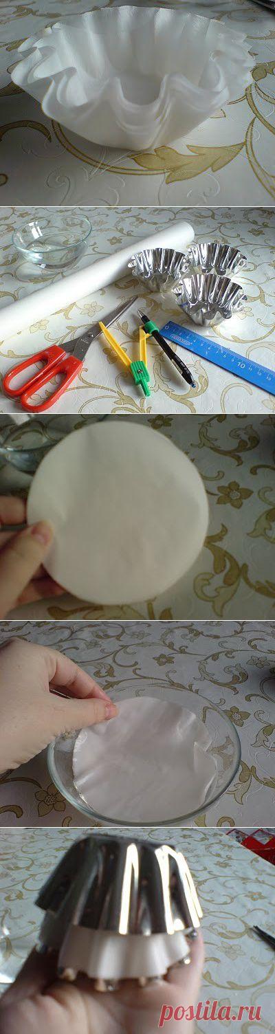 Бумажные формочки для кексов и маффинов своими руками | Четыре вкуса