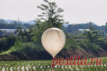 Шар с мусором из КНДР приземлился на территории офиса президента Южной Кореи