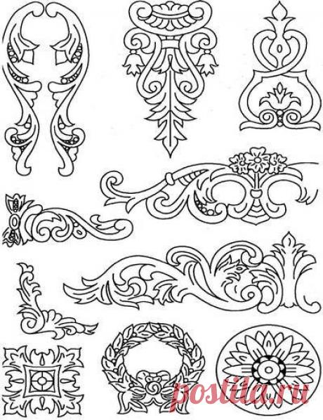 Эскизы рисунков для резьбы по дереву | Домашний способ