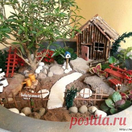 Миниатюрный сад