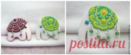 Лепим нарядных слоников из полимерной глины