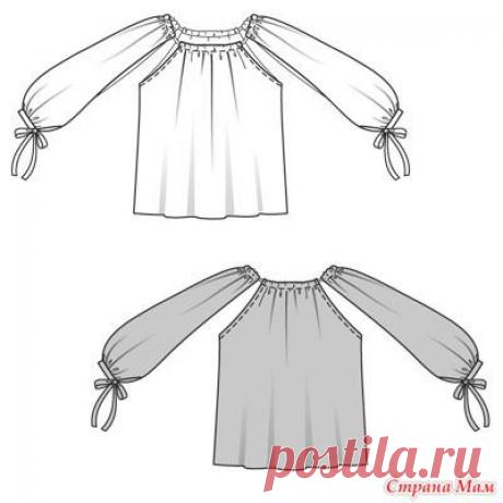 Сапожковская рубаха: сходство и отличие от крестьянской блузы - Из ученицы - в профессионалы шитья. - Страна Мам