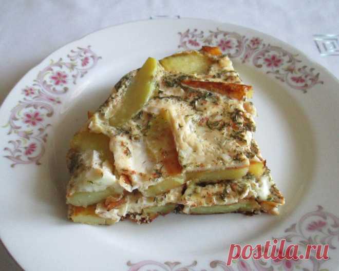 Омлет с жареной картошкой | Alinina кухня | Яндекс Дзен