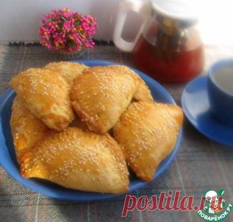 Закусочные пирожки с сырной начинкой Кулинарный рецепт