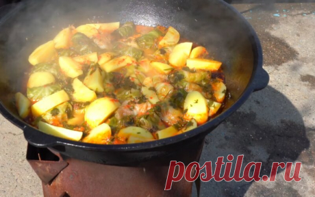 Голубцы в казане по узбекскому традиционному рецепту - БУДЕТ ВКУСНО! - медиаплатформа МирТесен