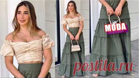 ROPA de MODA 2021 / 2022 / Vestidos y Pantalones en TENDENCIA de MODA mas LINDOS y ELEGANTES 🌻