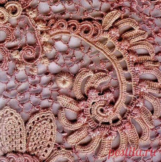 МОТИВЫ ИРЛАНДСКОГО КРУЖЕВА - СОРОКОНОЖКА | Hand-made Заметки | Яндекс Дзен