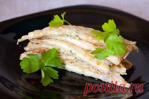 Сулугуни в лаваше - Пошаговый рецепт с фото | Закуски | Вкусный блог - рецепты под настроение