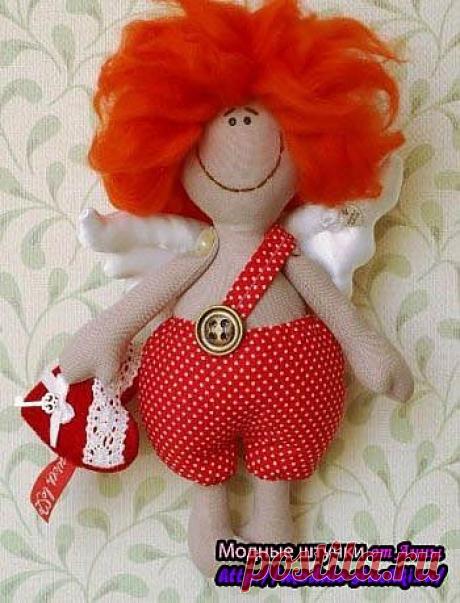 Подарок на День Святого Валентина своими руками. Амурчик.