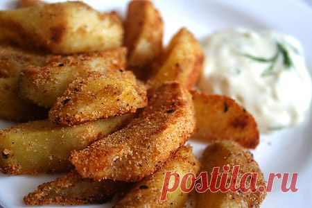 Рецепт Ароматный запеченный картофель. Пошаговое фото.