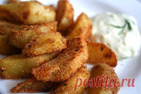 Рецепт Ароматный запеченный картофель. Пошаговое фото.