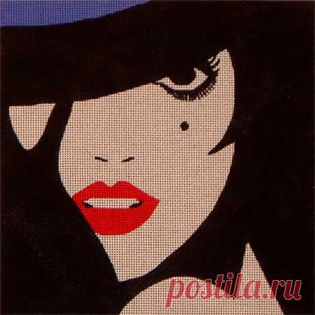 NeedlepointUS: Liza, lienzo o kit, DJ005