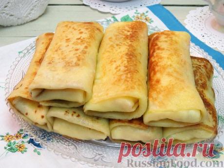 Блины с творогом