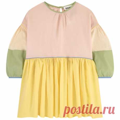 Платье с широкой юбкой из хлопка - Cascadia Molo для девочек | Melijoe.com