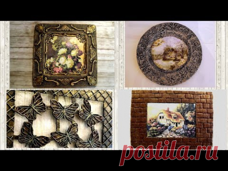 4 AMAZING  ROOM Decor  IDEAS / Craft Ideas /Wall Decoration - YouTube