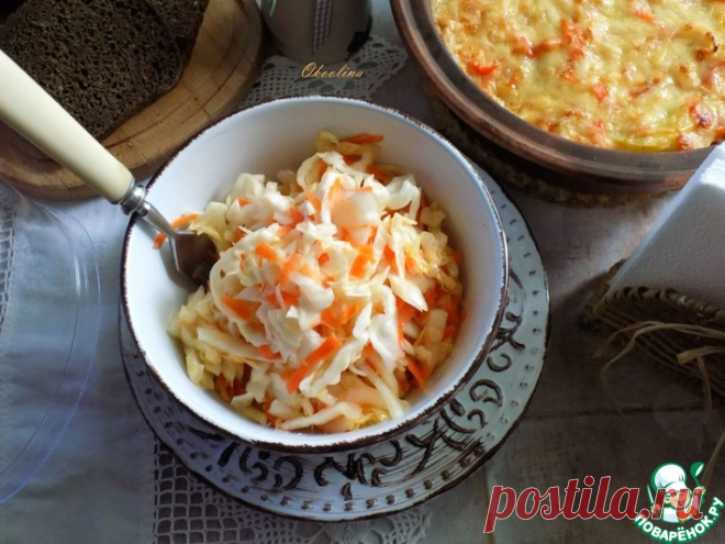 Маринованная капуста по-быстрому Кулинарный рецепт