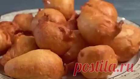Пончики без раскатки ( рецепт )