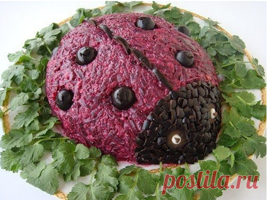 Салат «Божья коровка»
