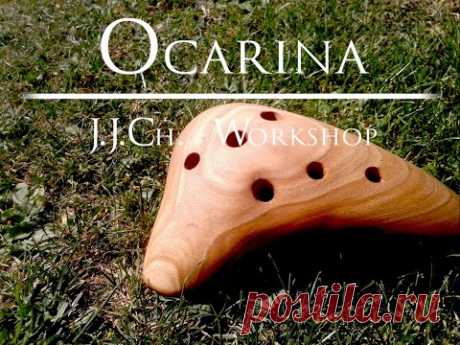 How to make wooden ocarina, with hand tools