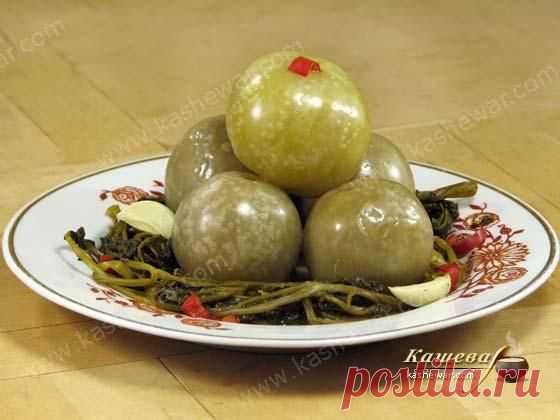 Помидоры соленые по-грузински.Очень вкусные!!!!