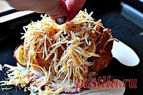 Гармошка из картофеля запеченного с сыром | Don Аппетит
