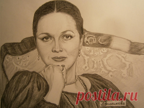 Лина Волоцкова &quot;НАТАЛЬЯ ГУНДАРЕВА&quot; Графика.