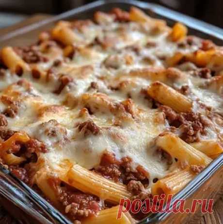 Запеканка из макарон с мясным соусом: пошаговый, фото рецепт