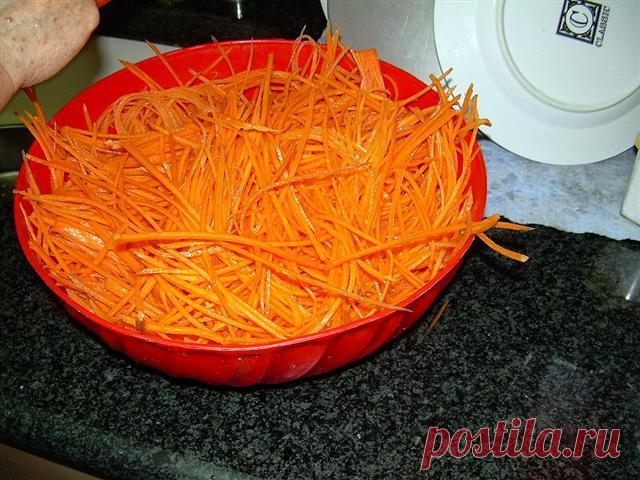 Как делают корейскую морковку