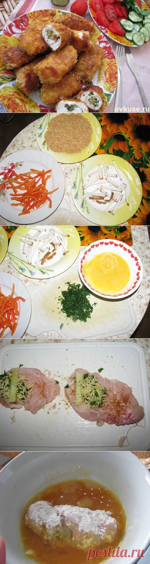 Вертуны с колбасным сыром в сладких кукурузных хлопьях - Простые рецепты Овкусе.ру