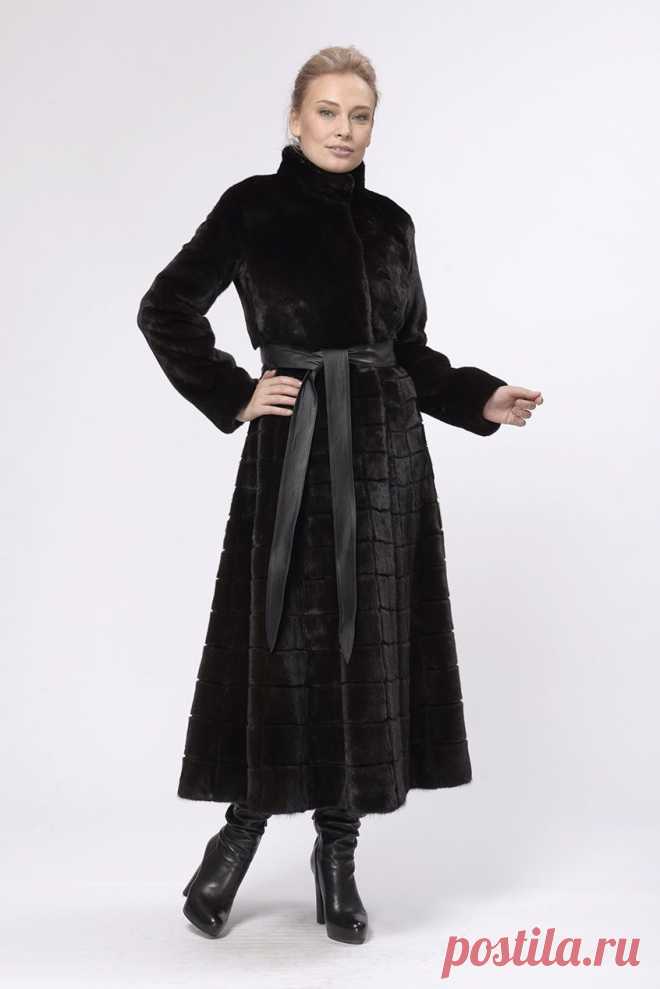 Купить шубу из норки с воротником стойкой AVANTI SUMI-SANTORINI SMALL/130 в интернет-магазине kozha.ru