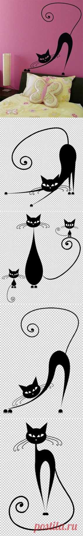 Plantillas de gatos para decoración | Solountip.com