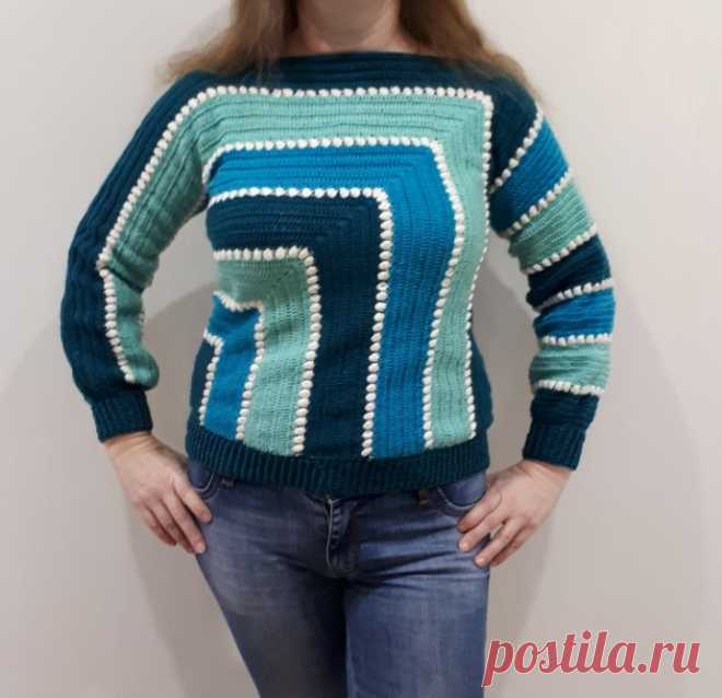 Геометрический джемпер