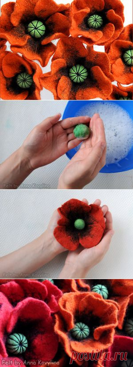 Мастер-класс по валянию МАКа!!! - Ярмарка Мастеров - ручная работа, handmade