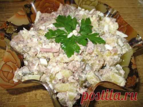 Салат «Рыбный» | Кухарим