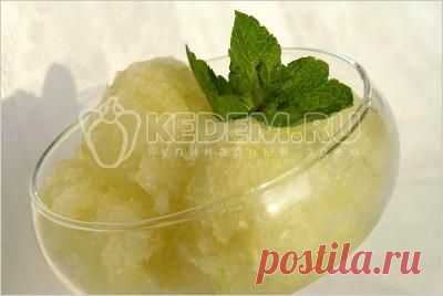 Лимонно-лаймовое сорбе - Десерты. Рецепты посетителей с фотографиями