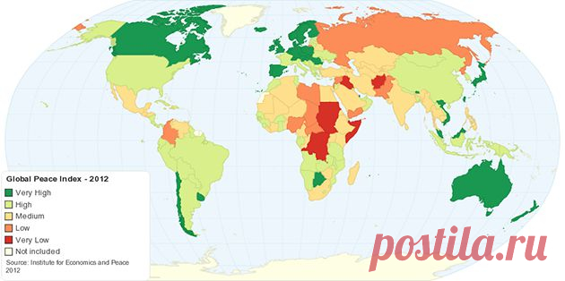 10 карт мира, которые не показывают на уроках географии / Обзоры / Моя Планета