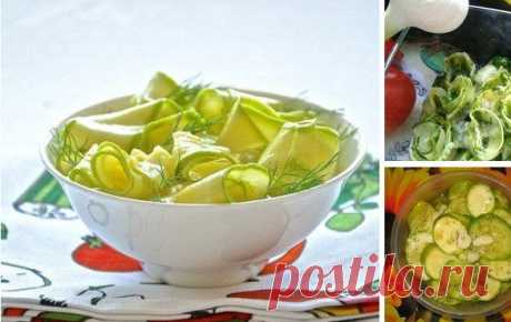 Кабачки маринованные