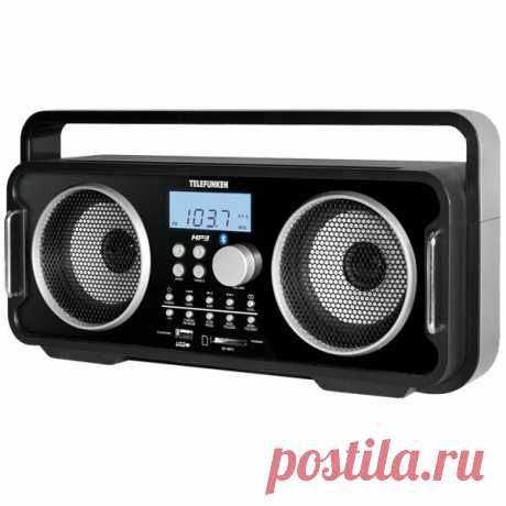 Магнитола Telefunken TF-SRP3401B Black - купить в М.Видео, цена, отзывы - Москва