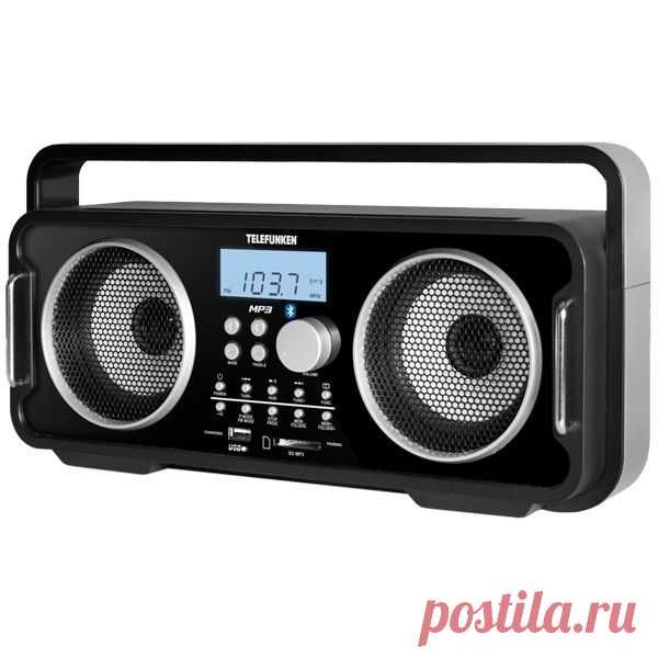 Магнитола Telefunken TF-SRP3401B Black - купить в М.Видео, цена, отзывы - Москва
