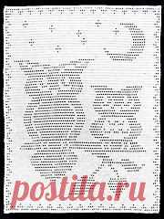 Moonlight Owls Filet Afghan will look great in a nursery. Crochet according to chart design.