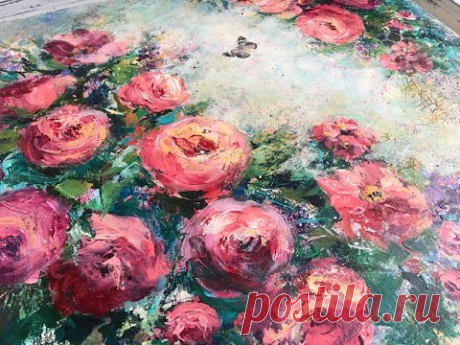 Про розы, премьера онлайн курса Натальи Жуковой: как рисовать розы в трех разных техниках