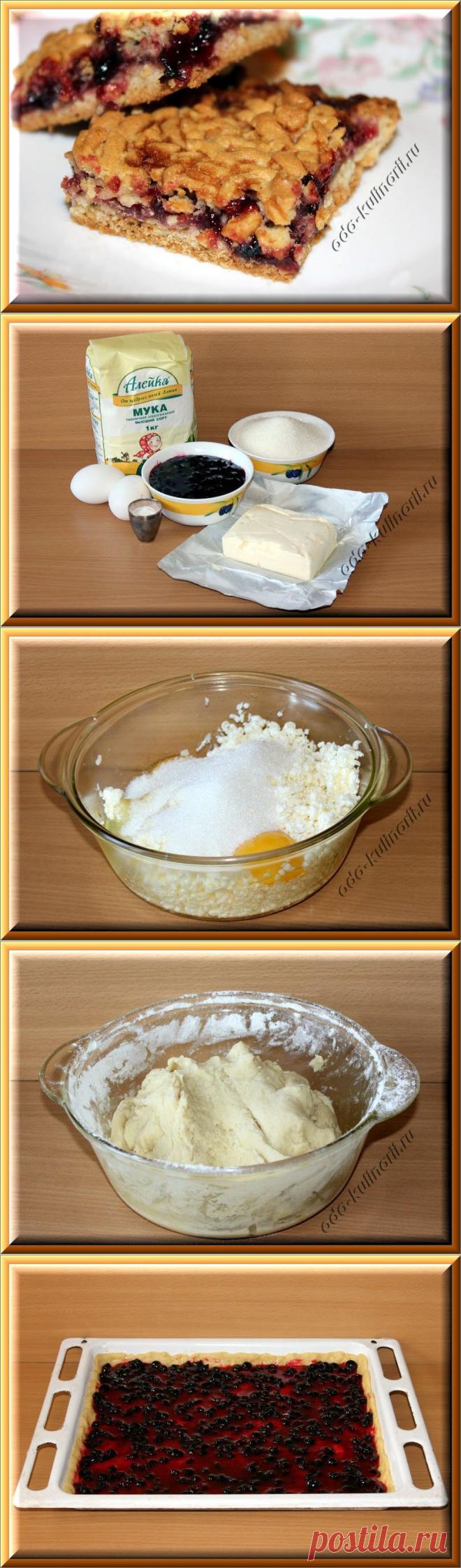 Тертый пирог с вареньем | Ода Кулинарии