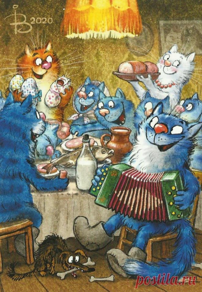 Синие коты - 61 фото - картинки: смотреть онлайн