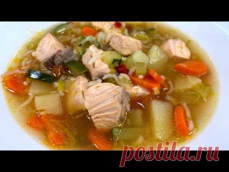 Суп с красной рыбой. Очень Просто, Быстро и полезно за 30 минут. Рыбный суп в гостях у Вани Кас.