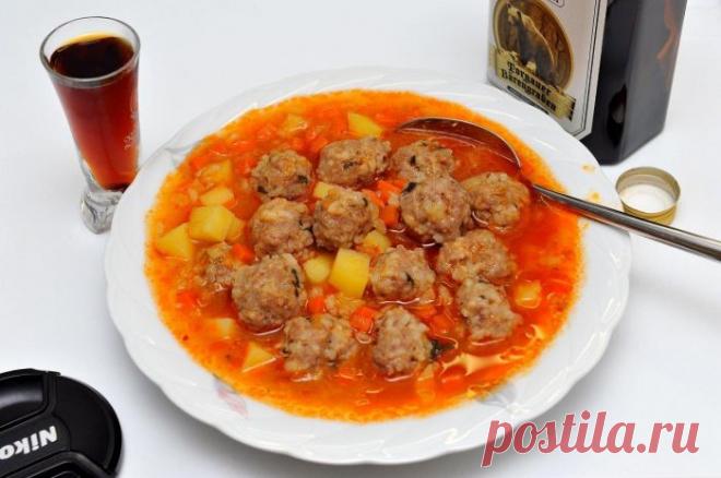 Суп с фрикадельками по-турецки (Sulu Köfte). Афтар: Мясник » Авторские рецепты на Топтухе