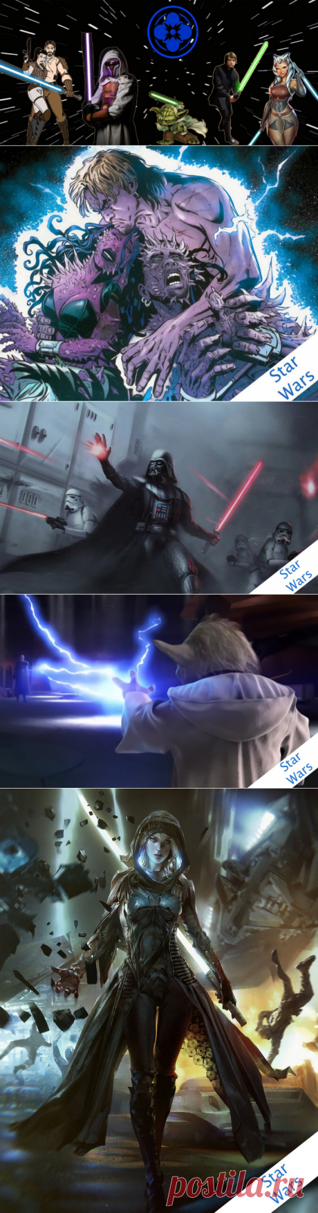 Редкие, но мощные техники светлой стороны силы Star Wars | Таверна &quot;42&quot; | Яндекс Дзен