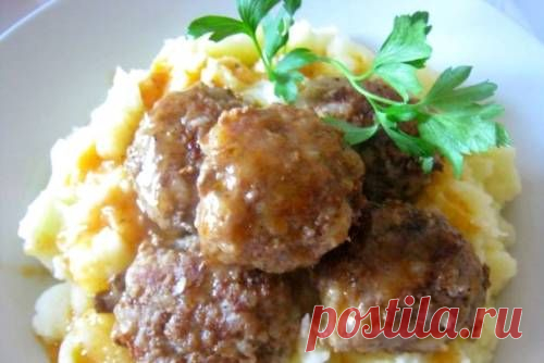 Тефтели с рисом - пошаговый кулинарный рецепт с фото. / Простые рецепты