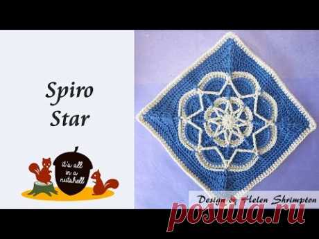 Spiro Star - Crochet Square