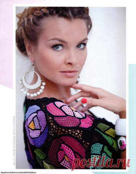Irish crochet &amp;: IRISH LACE BLOUSE......БЛУЗА ИРЛАНДИЕЙ