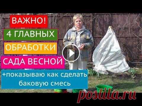 4 ГЛАВНЫХ ОБРАБОТКИ САДА ВЕСНОЙ! ОЧЕНЬ ВАЖНО НЕ ЗАБЫТЬ ПРО НИХ! Я рада всех приветствовать на канале Садовый Гид! По Вашим многочисленным просьбам я подготовила для Вас подробный ролик о четырех важнейших обработка...